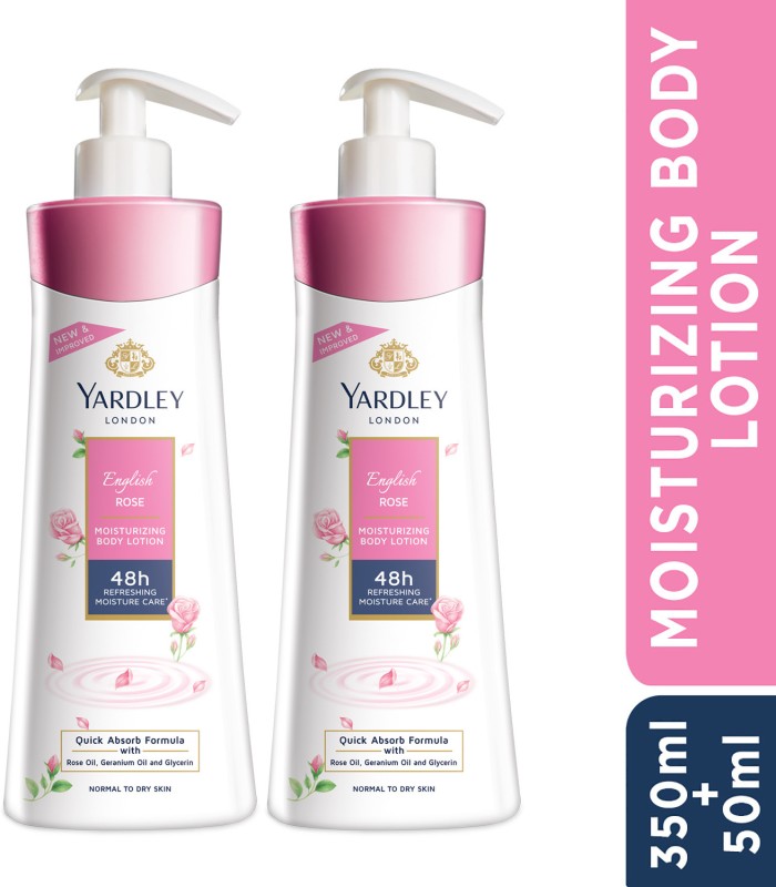 Yardley London By Wipro English Rose Moisturising Body Lotion(800 Ml)