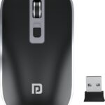 Portronics Toad 14 / Runs On Single Aa Battery,Upto 1400 Dpi,30 Lakhs + Click Life Wireless Optical Mouse(2.4Ghz Wireless, Black)