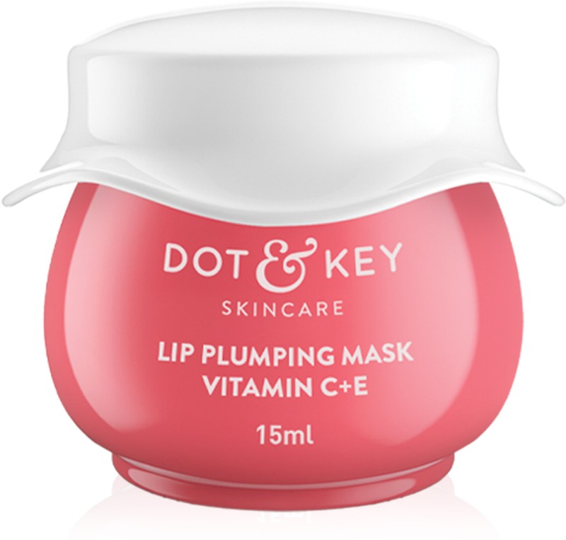 Dot & Key Vitamin C + E Lip Mask With Shea Butter For Dry, Dark Lips, Tinted Lip Balm Cherry(Pack Of: 1, 15 G)