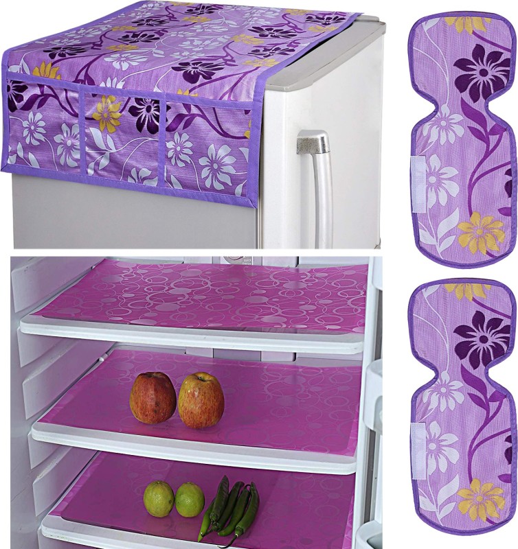 Kuber Industries Refrigerator  Cover(Width: 102 Cm, Purple)