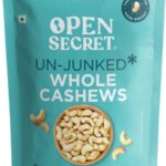 Open Secret Premium Cashews/Kaju| 100% Natural|Tasty, Crunchy| Immunity Boosting Nuts| 500G Cashews(501 G)