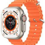 Sgg Ultra T800 Series| Infinity Full Display |Iphone & Android Devices Smartwatch Smartwatch(Orange Strap, Free Size)