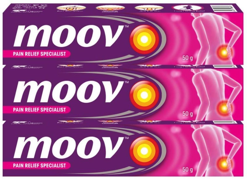 Moov Instant Pain Relief Cream Regular Cream(3 X 50 G)