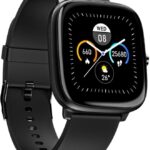 Noise Qube With 1.4″ Full Touch Display, Multi-Sports Modes, 7-Day Battery,Spo2 Smartwatch(Black Strap, Regular)