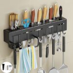 Tony Stark Cutlery Kitchen Rack Steel Kitchen Shelf Stainless Steel Wall Mount Knife Holder