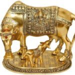 Sm Creations Decorative Showpiece  –  11 Cm(Brass, Gold)