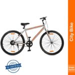 Urban Terrain Denver With Complete Accessories & Mobile Tracking App 27.5 T Hybrid Cycle/City Bike(Single Speed, Silver, Black)