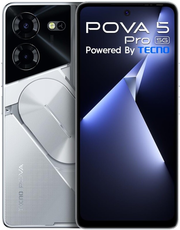 Tecno Pova 5 Pro 5G (Silver Fantasy, 128 Gb)(8 Gb Ram)