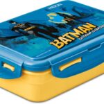 Milton Mini Fun Treat Batman Plastic Tiffin Box For Kids, 2 Containers Lunch Box 2 Containers Lunch Box(650 Ml)