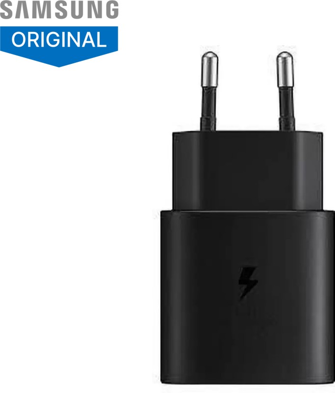 Samsung Original 25W, Type C Power Adaptor Compatible For All Samsung Devices (Super Fast Charge 3.0)(Black)