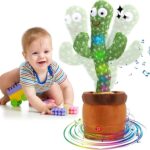 Dufort Dancing Cactus 120 Songs For Baby + Record Your Sound, Sing+Repeat+Led Bluetech(Green)