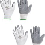 Adroitz Superior Quality Anti Cut Safety Hand Glove-05 Nylon, Synthetic, Latex  Safety Gloves(Pack Of 4)