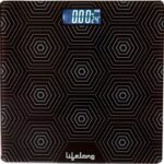 Lifelong Glass Weighing Scale Weighing Scale(Black)