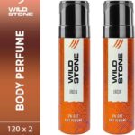 Wild Stone Iron Pack Of 2 Perfume Body Spray  –  For Men(240 Ml, Pack Of 2)