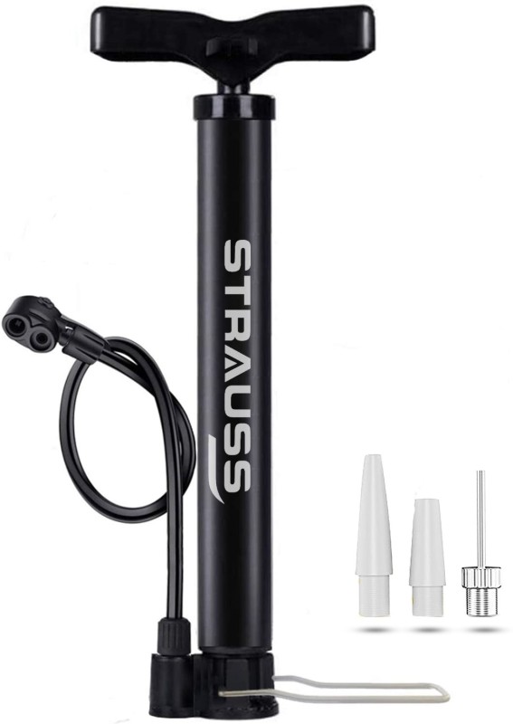 Strauss Double Action, Air Bicycle Pump(Black)