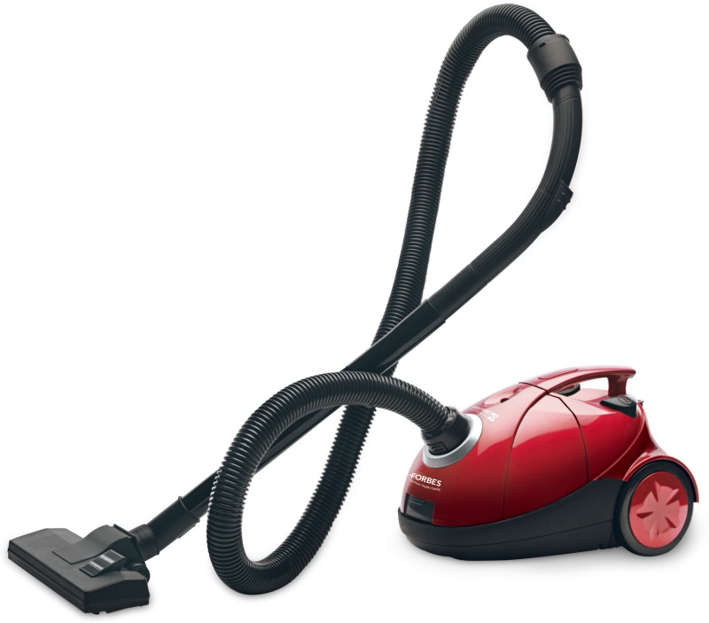 Eureka Forbes Quick Clean Dx Dry Vacuum Cleaner With Reusable Dust Bag(Red, Black)