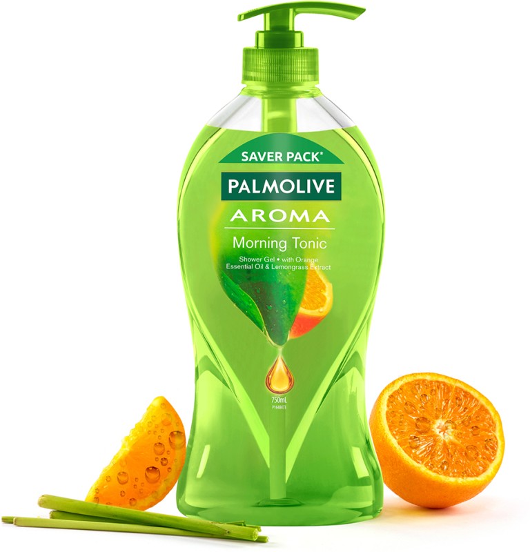 Palmolive Orange Essential Oil & Lemongrass Aroma Morning Tonic, Brightening Body Wash(750 Ml)