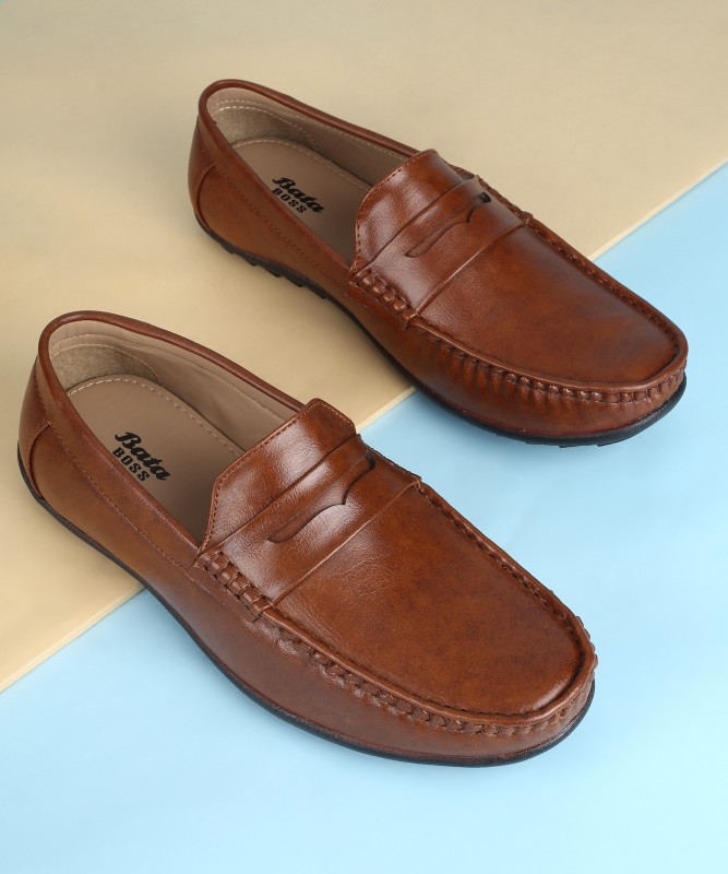 Bata Loafers For Men(Brown , 8)