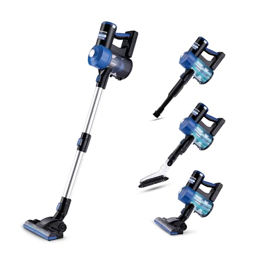 Kent Zoom Plus Vacuum Cleaner | 150W | Battery Operated, Rechargeable, Cordless & Hoseless | Bagless Design | Cyclone5 Technology | Washable Hepa Filter | Multi Nozzle Operation