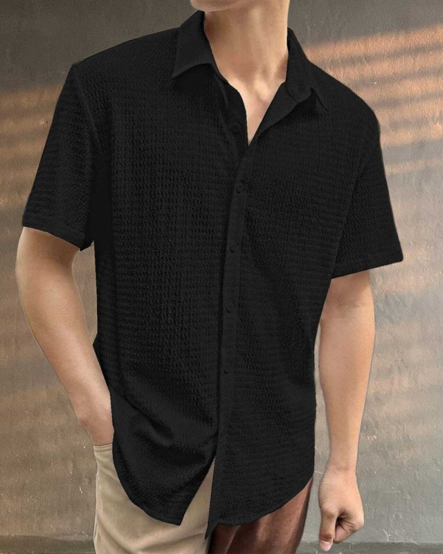 Praizy Men Solid Casual Multicolor Shirt