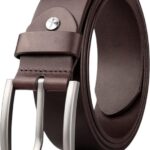 Provogue Men Casual, Evening, Formal, Party Tan Genuine Leather Belt