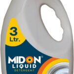 Midon Liquid Detergent 3L | Matic Laundry Wash For Top And Front Load Cloth Washing | Bucket Wash | Best For All Type Machine Wash (3 Litre) Lime Liquid Detergent(3 L)