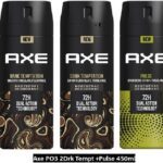 Axe Dark Temptation 150 Ml (Pack Of 2) And Pulse 150 Ml Deodorant(3 Items In The Set)