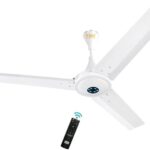 Kuhl Prima A6| 65% Power Saving Bldc Ceiling Fan | Bee 5 Star Rating | Isi Certified| 5 Star 1200 Mm Bldc Motor With Remote 3 Blade Ceiling Fan(White, Pack Of 1)