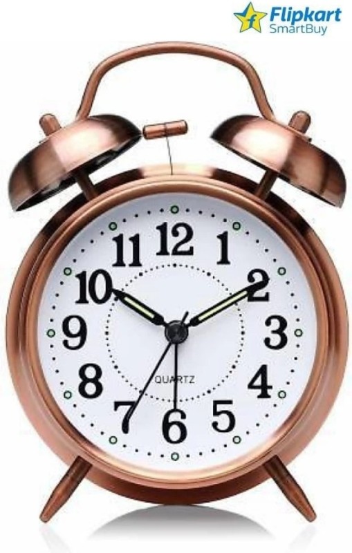 Aaradhyaom Enterprise Analog Brown Clock