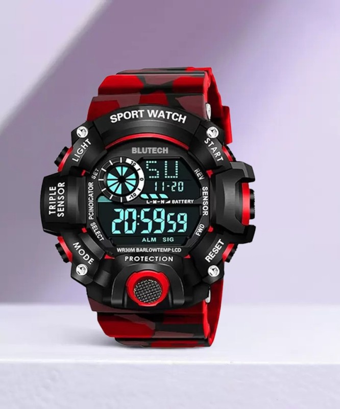 Blutech Army Chronograph Digital Stylish Sports Military’S Kids Watches Waterproof Military Kids Sports Watch Digital Watch  – For Boys