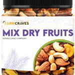 Farmcraves Mix Dry Fruits 1 Kg – Almond, Cashew, Apricot, Green & Black Raisins, Kiwi(1000 G)