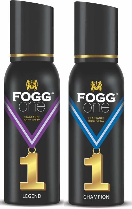Fogg One Bodyspray Legend + Champion 240Ml Body Spray  –  For Men(240 Ml, Pack Of 2)