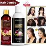 Phillauri Hair Combo Of Ginger Onion Shampoo With Hair Oil(2 Items In The Set)