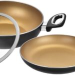 Bergner Induction Bottom Non-Stick Coated Cookware Set(Aluminium, 3 – Piece)