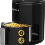 Lifelong Llhfd425 With Digital Touch Panel | 1000 W |Timer Selection & Adjustable Temperature Control | Preset Menu |Uses Upto 90% Less Oil |Fry, Grill, Roast, Reheat And Bake Air Fryer(2.5 L)