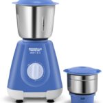 Maharaja Whiteline Mx-221 Smart 1..2..3 500 W Mixer Grinder (2 Jars, Blue)