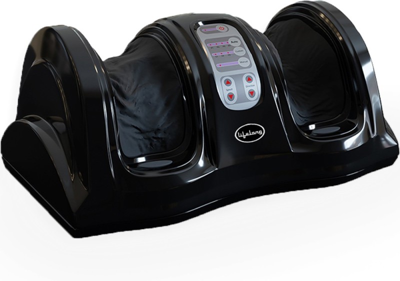 Lifelong Llm486 Foot Massager With Vibration For Pain Relief & Improved Blood Circulation Massager(Black)