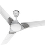 Polycab Aereo Plus 1 Star 1200 Mm Energy Saving 3 Blade Ceiling Fan(Cloud Grey Silver, Pack Of 1)