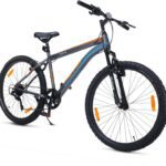 Lifelong Multispeed Bicycle – V Brake – Front Suspension 27.5 T Mountain Cycle(7 Gear, Black, Only Front Suspension)