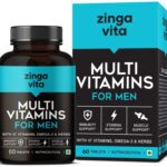 Zingavita Multivitamin Tablets For Men With Vitamins, Omega-3 & Herbs To Enhance Energy(60 Tablets)