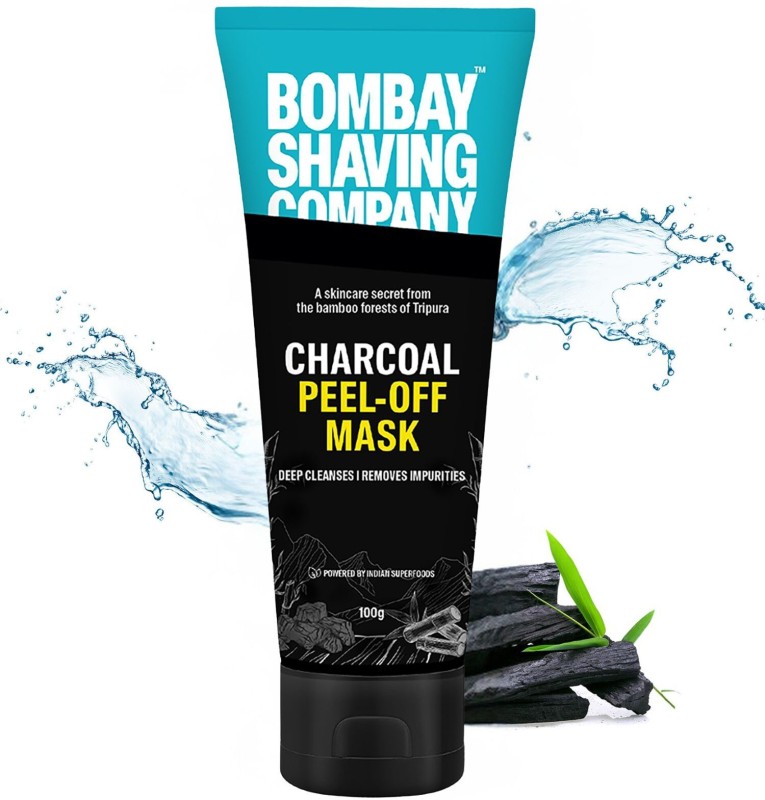 Bombay Shaving Company Charcoal Peel Off Mask | Face Pack For Detan & Blackhead Removal(100 G)