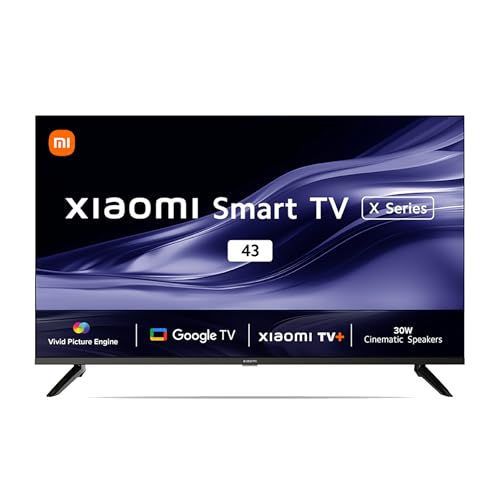 Mi 108 Cm (43 Inches) X Series 4K Ultra Hd Smart Google Tv L43M8-A2In (Black)