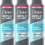 Dove Men+Care Clean Comfort Dry Spray Antiperspirant Deodorant (Pack Of 3) Deodorant Spray  –  For Men(450 Ml, Pack Of 3)