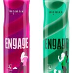 Engage Deo Combo 1 Floral Zest 150Ml & 1 Garden Mystique 150Ml Deodorant Spray  –  For Women(300 Ml, Pack Of 2)