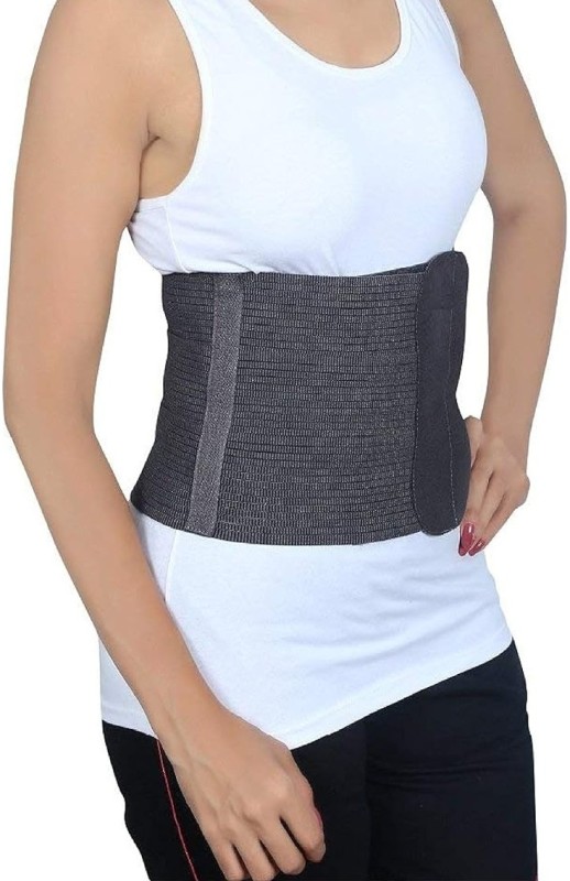 Orthowala Abdominal Tummy Belt Premium Range-Large-36-40 Inch Back / Lumbar Support(Grey)