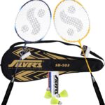 Silver’S Sb-503 Badminton Combo- 2 Rackets With Shuttle Pack Of 3 Badminton Kit