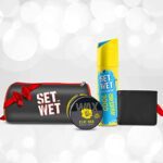 Set Wet Styling Gift Kit For Men- Clay Wax(60G)+Cool Avatar Deo (150Ml) + Wallet