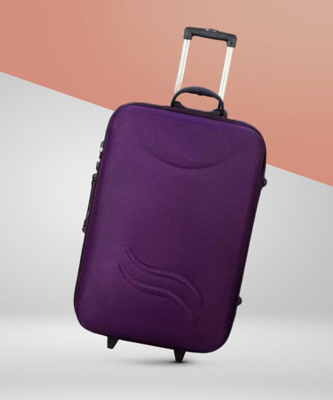 Akshat Purple 20Inch Suitcase Bag Expandable  Cabin Suitcase 3 Wheels – 20 Inch