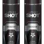 Layer’R Shot Rockstar Deodorant Spray  –  For Men(240 Ml, Pack Of 2)