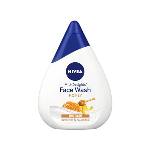 Nivea Milk Delights Face Wash Moisturizing Honey For Dry Skin 100Ml, 100 Ml